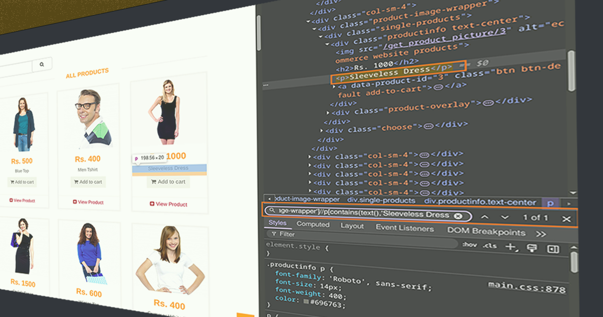 Selecting Dynamic Element