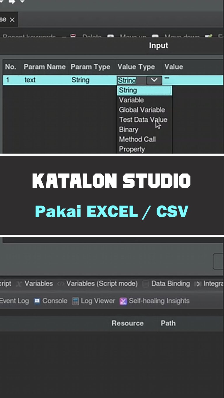 Katalon Studio - Pakai Excel CSV